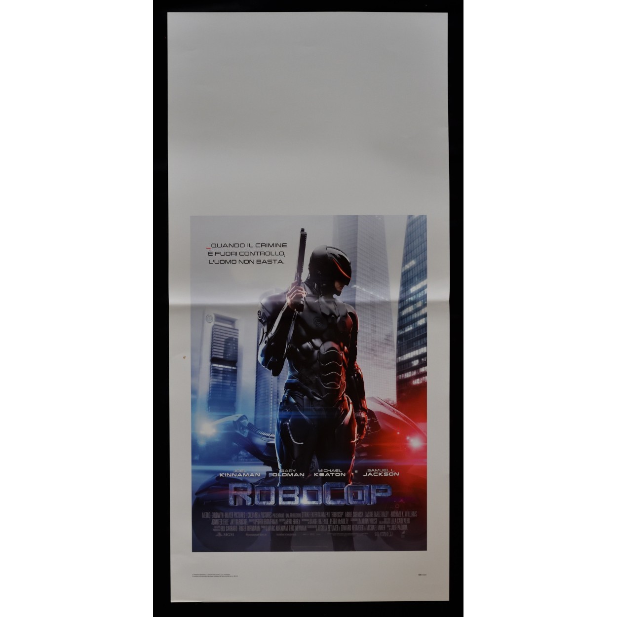 Locandina originale film RoboCop (2014) - Regia di José Padilha