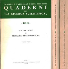 Un decennio di ricerche archeologiche (2 Volumi) - AA.VV. [1978]