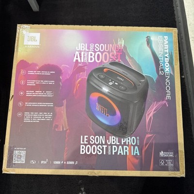 JBL PartyBox Encore Essential 2 Bluetooth Speaker Sealed NEW L@@K AI BOOST PRO
