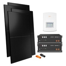 Kit fotovoltaico monofase 6000W inverter ibrido Solis 6kW litio Pylontech 9.6kWh