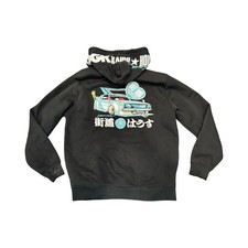 Dirty Ghetto Kids DGK Kaido House Colab Racing Hoody Hoodie Black RARE M...