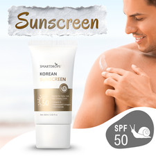 Koren Sunscreen, Smooth Finish SPF 50 Sunscreen Cream for Men  Women - Pack 1