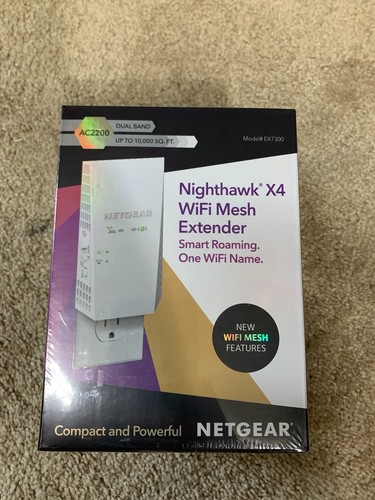New Sealed NETGEAR Nighthawk X4 EX7300 AC2200 Wi-Fi Mesh Range Extender - NIP