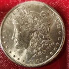 1900 Morgan Silver Dollar $1 90% Silver Business Strike Philadelphia KM#110