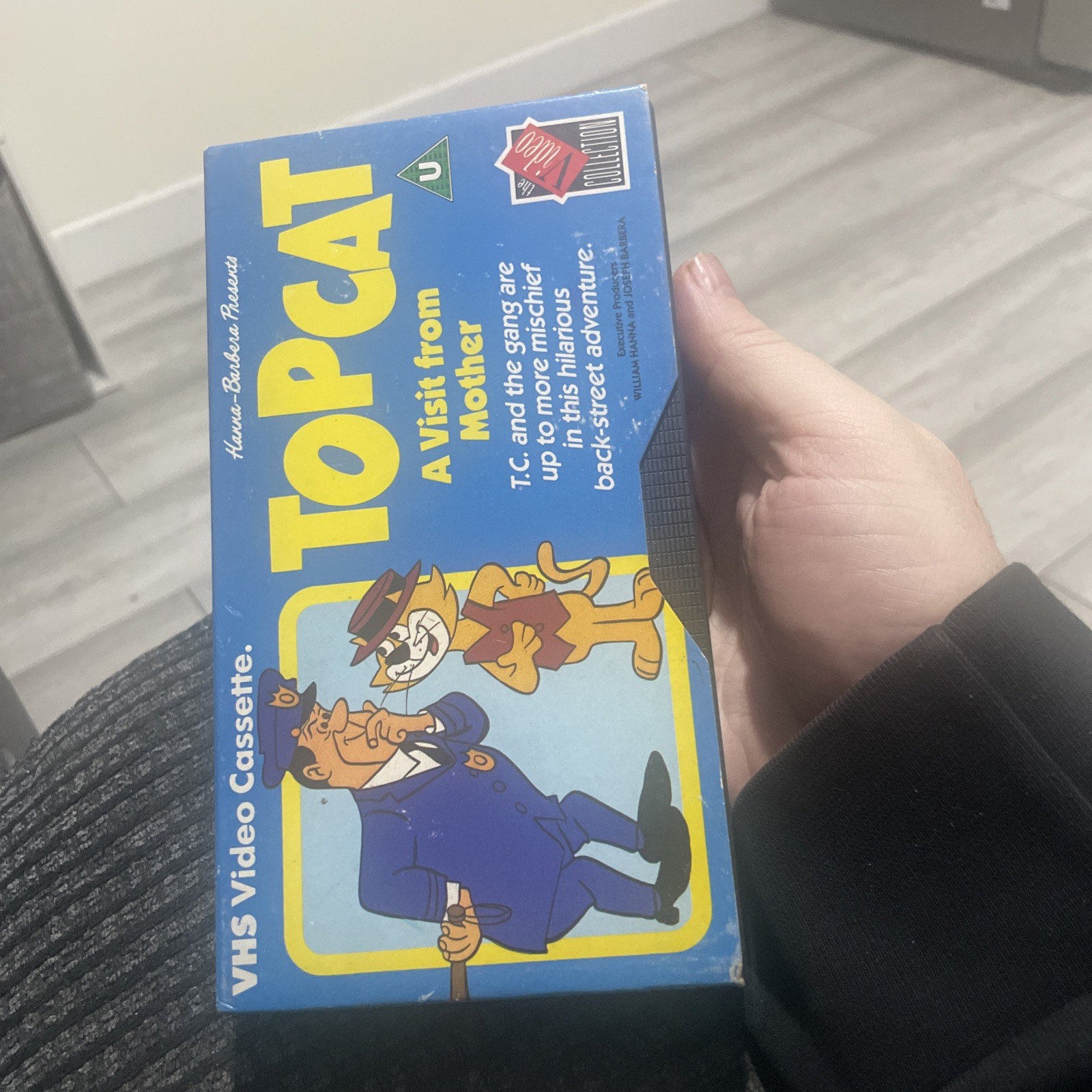 Top Cat A Visit from Mother VHS, 1989 Retro 80s video Cassette Hanna barbera