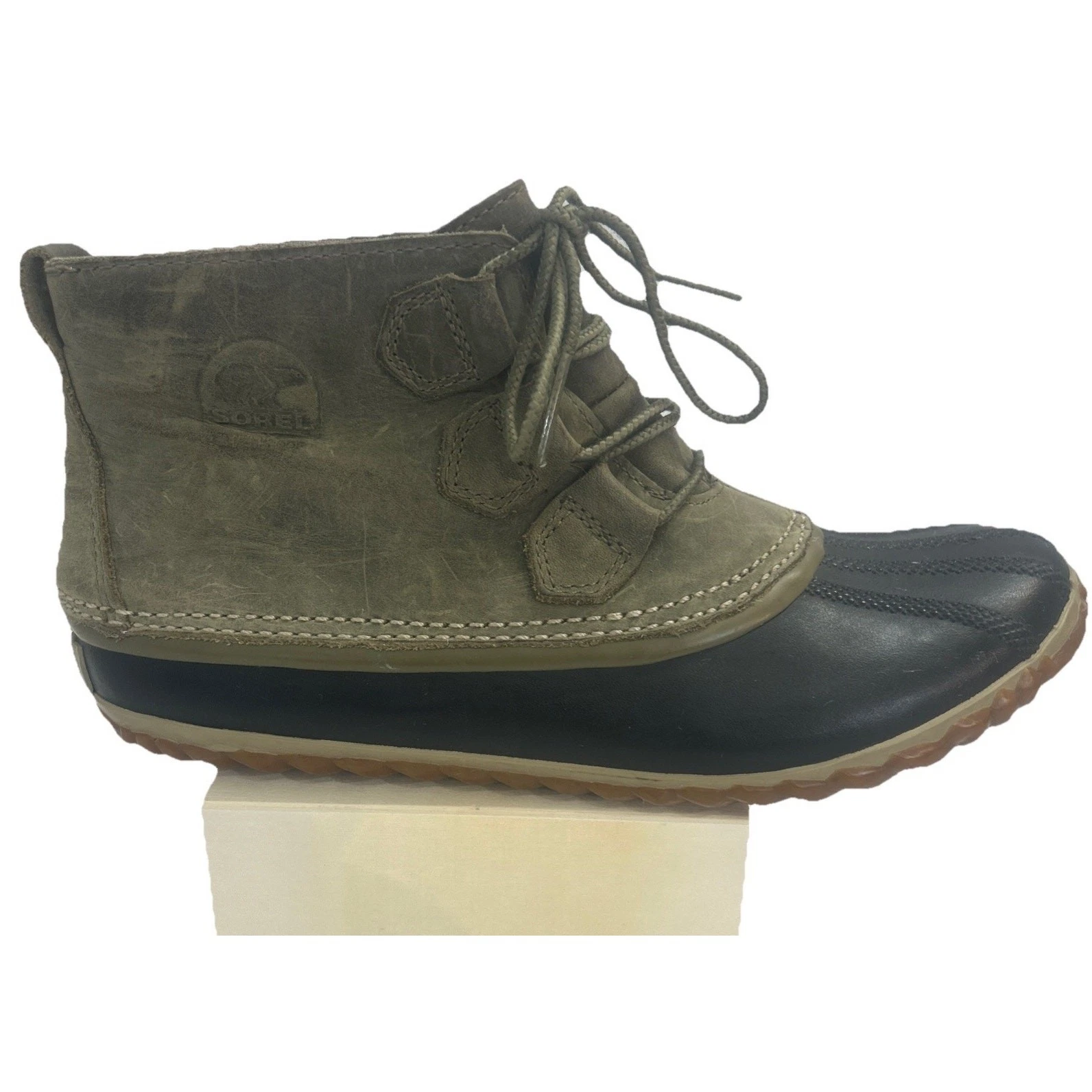 Sorel Out ’N About Waterproof Duck Boots Womens 9 Green Blue Comfort