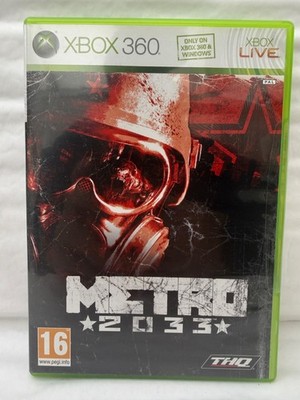 Metro 2033 Microsoft Xbox 360 Game Complete with Manual THQ MINT Condition