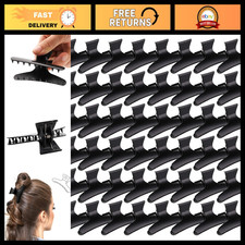 48 Pack Butterfly Hair Clamps - Hair Claw Clips for Salon Styling  Coloring, Bl