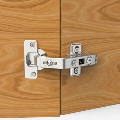 Furniware 2 Pack 1 Pair 135 Degree Lazy Susan Hinges Full 135 Degree, Silver
