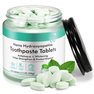 Toothpaste Tablets 150pcs Chewable Whitening - Nano 1 Count (Pack of 1)