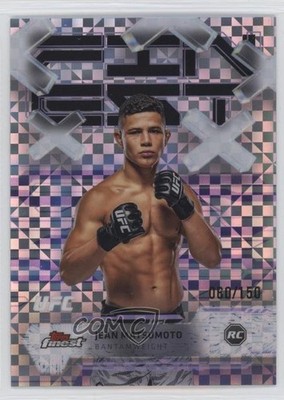 2025 Finest UFC Purple Checkerboard Refractor /150 Jean Matsumoto Rookie RC 1p5n