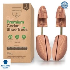 Cedar Shoe Tree Pair Medium 8-9.5 US Aromatic Wood Moisture Odor Shaper