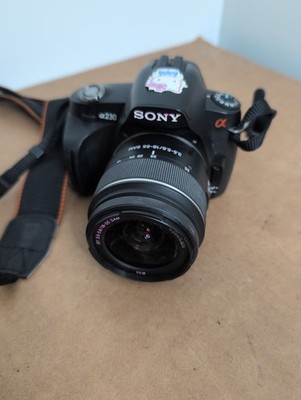 Sony Alpha a290 14.2MP Digital SLR Camera (w/ DT SAM 18-55mm Lens) For Parts 