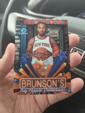 2025-26 Bowman Jalen Brunson Hobby Stars Big Apple Collectibles Insert 🏀