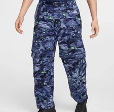 Nike ACG Smith Summit Water Repellent UV Cargo Pants Blue Void HQ0199-410 Size L