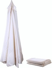 Toile de rechange pour parasol déporté à 8 bras de 3 m - Couleur: blanc