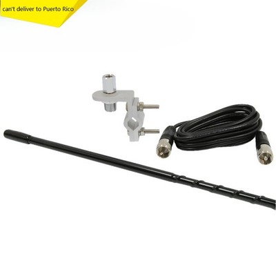 Roadpro 3Ft Cb Antenna Kit W/ 9 Ft Cable Black