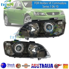 Pair/Set Projector Head Lights Black For Holden VE Commodore Series 1 '06~'10 AU