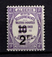 FRANCE COLONIES - ALGÉRIE - TIMBRE TAXE N°24