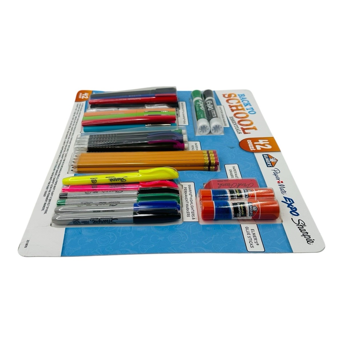 42 Pieces Back To School Essentials Kit Elmers, Paper Mate, Expo