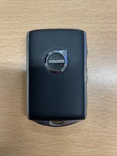 CHIAVE ORIGINALE TELECOMANDO COVER  GUSCIO VOLVO NERO BORDI E TASTI CROMO