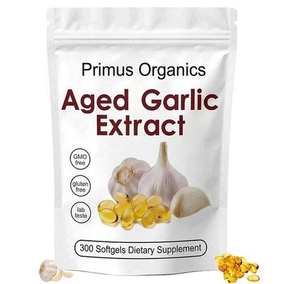 Primus 24 Month Aged Odorless Garlic Supplement Capsules 1pc Garlic Extract