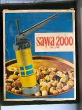 Vintage SAWA 2000 Deluxe Metall Kekspresse Dekorateur Pistole mit Box Schweden komplett