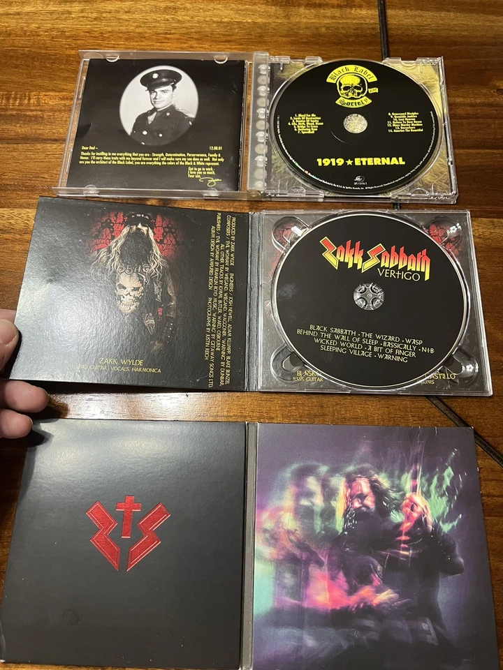 Lot - x 4 CDs Zakk Sabbath Black Label Society Wylde  1919 Vertigo Forever Doom Foto 2 de 4