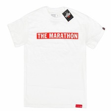 The Marathon Clothing Bar Logo T-Shirt White ...