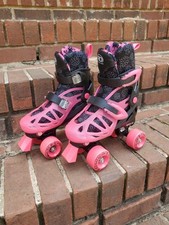 Roller Derby Trac Star Girls Skates Quick Fit Sz.12-2 Adjust up To 4 Sizes