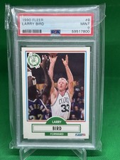 1990 Fleer Larry Bird PSA 9 Boston Celtics