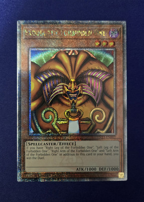 Exodia the Forbidden One Spellcaster Effect 25th Anniversary Secret Rare