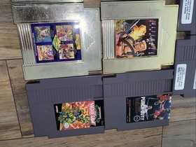 Nintendo NES Game Lot 11 Authentic Cart Micro Machines, Mike Tyson, Super Contra