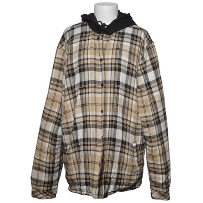 House Brand, Jacke, Damen, Größe: XL, Beige/Schwarz/Weiß, Polyester, Karo #ekD