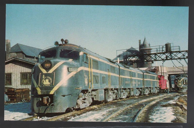 PC-5795**Vtg. PC **Central Railroad of New Jersey** Scranton, Pa.