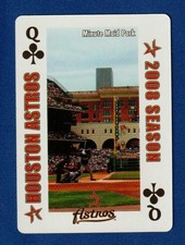 MINUTE MAID PARK 2008 Academy PROMO Astros Giveaway Playing Card Queen Club SGA*