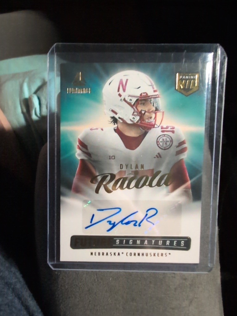 2025 Luminance Football Dylan Raiola Future Signatures Auto #NIL-DRA