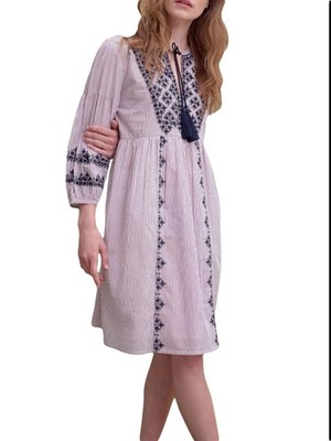 Roberta Roller Rabbit Damen Capellini Iona Kleid X-Small Pflaume/Navy