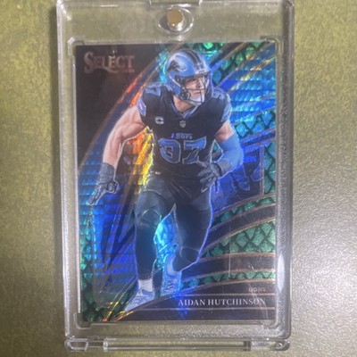 2025 Panini Select - Club Level Aidan Hutchinson #271 Dragon Scale Prizm /50