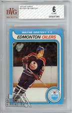Wayne Gretzky 1979-80 Topps Hockey Rookie Card #18 BVG 6. rookie card picture
