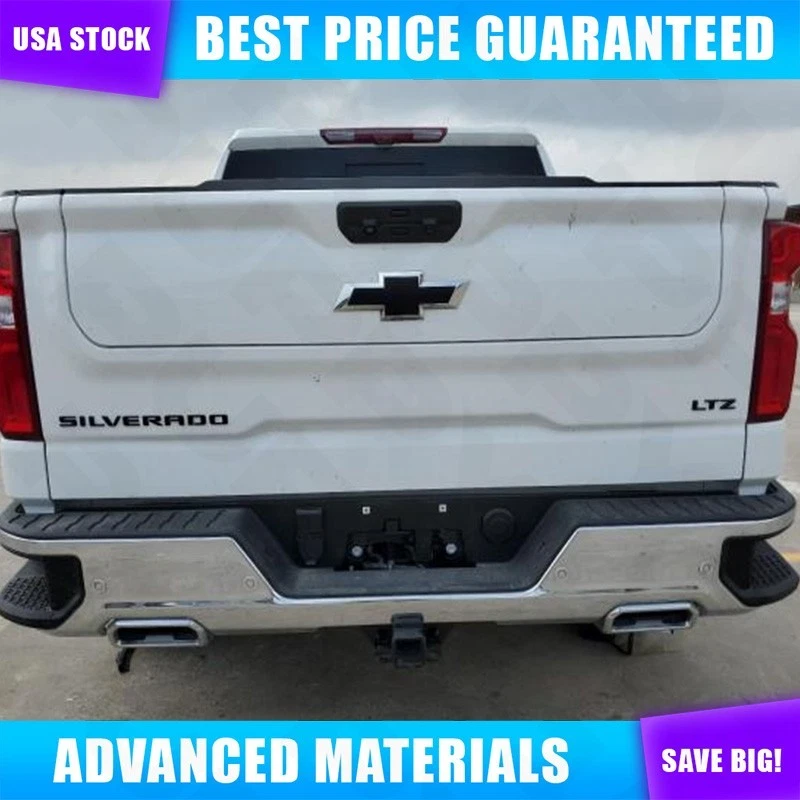 4PCS Matte Black Door Emblems Tailgate Letters Badge For Silverado LTZ 2007-2018 Foto 2 de 4