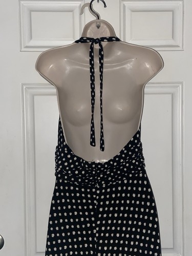 Signatures by Robbie Bee Damen schwarz gepunktet Neckholder Midikleid Gr. 10 - Bild 5 von 8