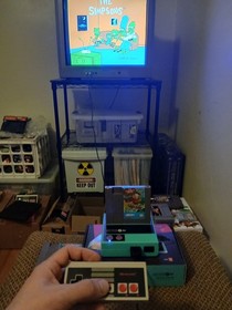 Retron 1 Nintendo NES Lot Double Dragon 2 Gauntlet 2 Tom&Jerry Bart Vs Space See