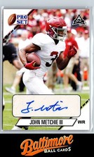 2021 Pro Set College Football #PS-JM3 John Metchie III Autographs