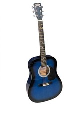 Stagg SW201 Blue Burst Dreadnought Acoustic Guitar