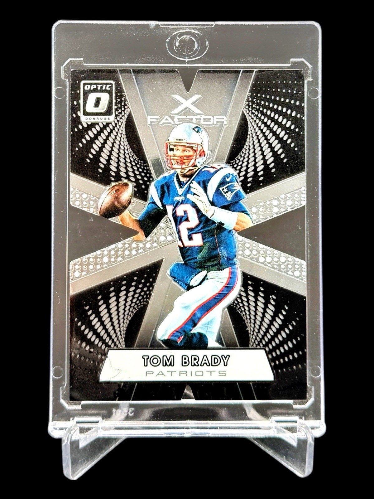 2016 Panini Optic TOM BRADY “X FACTOR” DIE CUT SILVER #20 PATRIOTS SP🔥RARE🔥