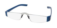 NEW PORSCHE DESIGN P8801 READERS ITALY GEOMETRIC FULL-RIM N BLUE 48-21-150 METAL