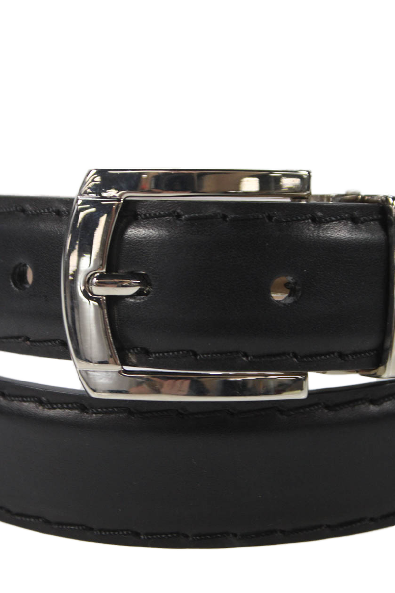 Ralph Lauren Womens Leather Silver Tone Buckle Classic Belt  display picture 3