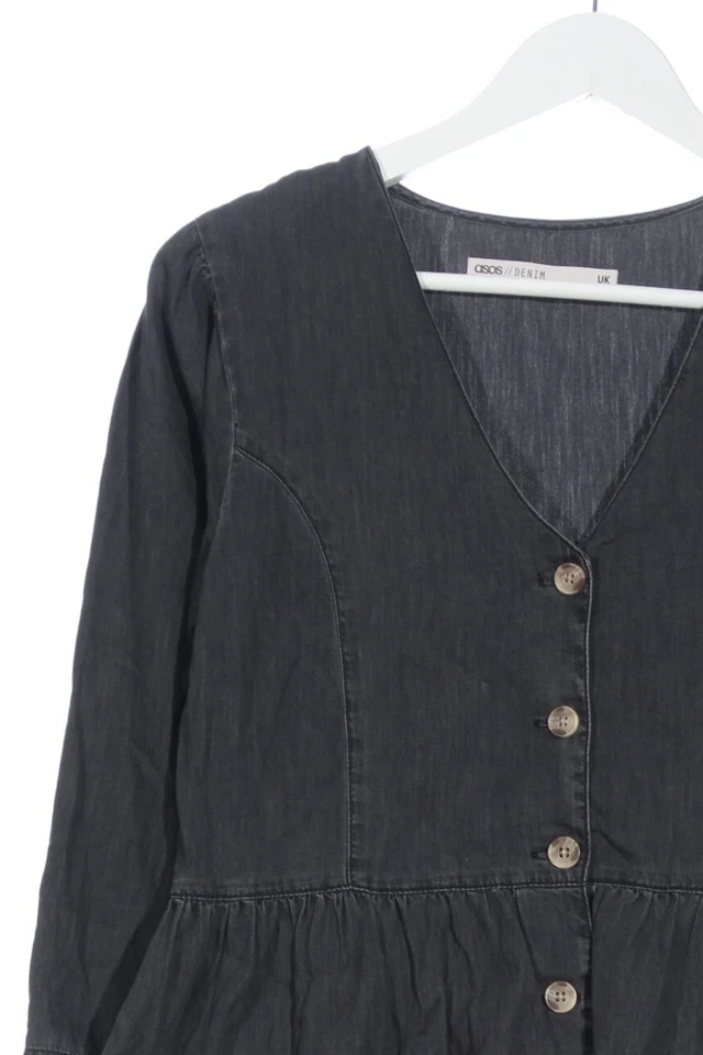 ASOS Vestido camisero Mujeres Vestido Talla EU 38 gris claro look casual - Imagen 3 de 4