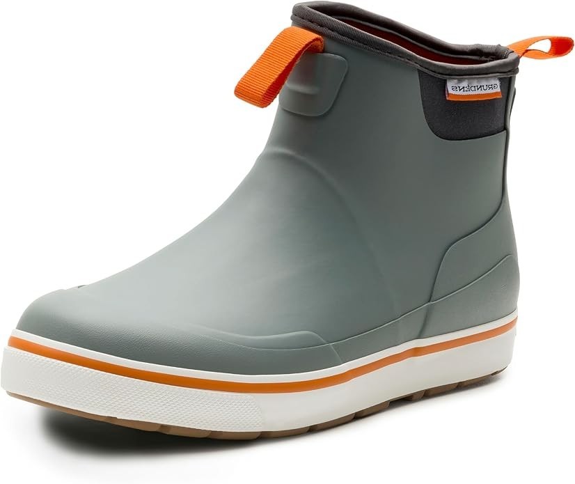 Grundens - Men s DECK-BOSS Ankle Boots Grey Size 10 16190₽